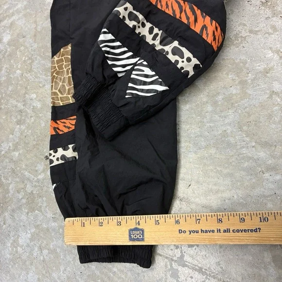 Adidas Atmos ATM Leopard Print Logo Track Pants Men's Small Black Trefoil GT7294 - Picture 14 of 16